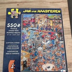 Used  550 pcs Jan Van Haasteren Puzzle.